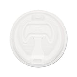Optima Reclosable Lid, Fits 12-24 Oz Foam Cups, White, 1000-carton
