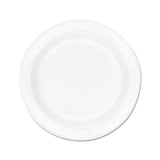 Concorde Foam Plate, 9" Dia, White, 125-pack, 4 Packs-carton