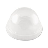 Cappuccino Dome Sipper Lids, 16 Oz, Clear