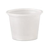 Polystyrene Portion Cups, 1 Oz, Translucent, 2,500-carton