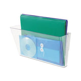 Stackable Docupocket Wall File, Legal, 16 1-4 X 4 X 7, Clear