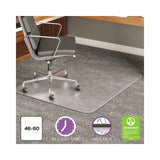 Execumat All Day Use Chair Mat For High Pile Carpet, 46 X 60, Rectangular, Clear