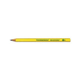 Ticonderoga Beginners Woodcase Pencil With Microban Protection, Hb (#2), Black Lead, Yellow Barrel, Dozen