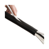 Cable Tidy Tube, 1.25" Diameter X 43" Long, Black