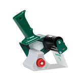 Extra-wide Packaging Tape Dispenser, 3" Core, Green