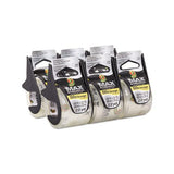 Max Packaging Tape With Dispenser, 1.5" Core, 1.88"x 22 Yds, Crystal Clear, 6-pack