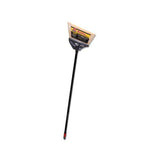 Maxiplus Professional Angle Broom, Polystyrene Bristles, 51" Handle, Black, 4-ct