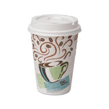 Paper Hot Cups & Lids Combo Bag, 12oz, 50-pack