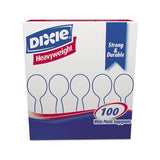 Plastic Cutlery, Heavyweight Soup Spoons, White, 1,000-carton