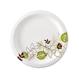 Pathways Soak-proof Shield Paper Plates, 8 1-2, Grn-burg, 125-pk, 4 Pks-ct