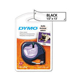 Letratag Plastic Label Tape Cassette, 0.5" X 13 Ft, Clear