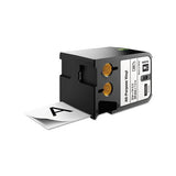 Xtl All-purpose Vinyl Labels, 2" X 24.6 Ft, Black On White