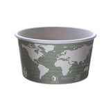 World Art Renewable And Compostable Food Container, 12 Oz, Green, 25-pack, 20 Packs-carton