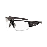 Skullerz Dagr Safety Glasses, Black Frame-clear Lens, Nylon-polycarb