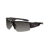 Skullerz Dagr Safety Glasses, Black Frame-smoke Lens, Nylon-polycarb