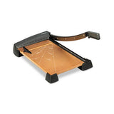 Heavy-duty Wood Base Guillotine Trimmer, 15 Sheets, 12" X 18"
