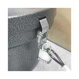 Smokers' Oasis Lock Kit, 48in Plastic-coated Steel Cable W-lock-key