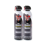 Disposable Compressed Air Duster, 17 Oz Cans, 2-pack