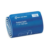 Padded Splint, 4" X 24", Blue-white