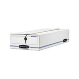 Liberty Check And Form Boxes, 6.25" X 24" X 4.5", White-blue, 12-carton