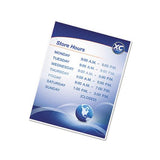 Self-adhesive Laminating Pouches, 5 Mil, 9" X 11.5", Gloss Clear, 5-pack