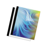 Thermal Binding System Covers, 60-sheet Cap, 11 X 8 1-2, Clear-black, 10-pack