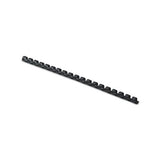 Plastic Comb Bindings, 5-16" Diameter, 40 Sheet Capacity, Black, 25 Combs-pack