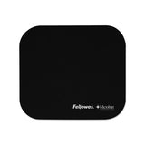 Mouse Pad W-microban, Nonskid Base, 9 X 8, Black