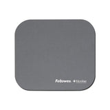 Mouse Pad W-microban, Nonskid Base, 9 X 8, Graphite