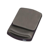 Gel Mouse Pad With Wrist Rest, 6.25" X 10.12", Graphite-platinum