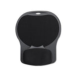 Easy Glide Gel Mouse Pad W-wrist Rest, 10 X 12 X 1 1-2, Black
