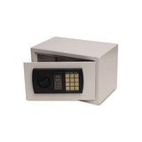 Small Personal Safe, 0.3 Cu Ft, 12.25w X 7.75d X 7.75h, Black