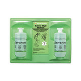 Saline Eye Wash Wall Station, 32oz Bottle, 2 Bottles-station, 4 Carton