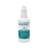 Conqueror 103 Odor Counteractant Concentrate, Lemon, 32 Oz Bottle, 12-carton