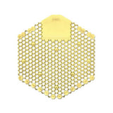Wave 3d Urinal Deodorizer Screen, Yellow, Citrus, 10-box