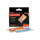 Ultraclear Thermal Laminating Pouches, 5 Mil, 3.88" X 2.63", Gloss Clear, 100-box