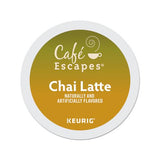 Café Escapes Chai Latte K-cups, 96-carton