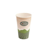 Eco-friendly Paper Hot Cups, 16oz, Green Mountain Design, Multi, 1000-carton