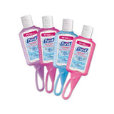 Advanced Refreshing Gel Hand Sanitizer, Clean Scent, 1 Oz Flip-cap Bottle With Jelly Wrap Carrier, 36-carton