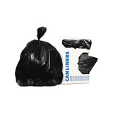 Linear Low-density Can Liners, 30 Gal, 0.5 Mil, 30" X 36", Black, 250-carton