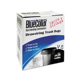 Drawstring Trash Bags, 30 Gal, 1 Mil, 30" X 34", Black, 240-carton