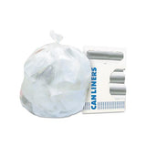 High-density Waste Can Liners, 30 Gal, 10 Microns, 30" X 37", Natural, 500-carton