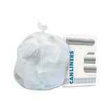 High-density Waste Can Liners, 33 Gal, 16 Microns, 33" X 40", Natural, 250-carton