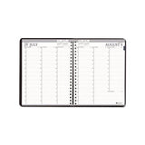 Recycled Professional Academic Weekly Planner, 11 X 8.5, Black, 2020-2021