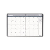 Recycled Ruled Monthly Planner, 14-month Dec.-jan., 8.75 X 6.88, Black, 2020-2022