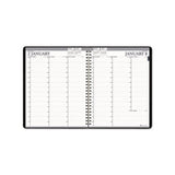 Recycled Two-year Professional Weekly Planner, 11 X 8.5, Black, 2021-2022