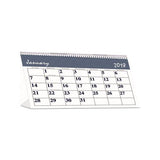 Recycled Bar Harbor Desk Tent Monthly Calendar, 7 X 4.25, 2021
