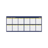 Recycled Reversible Yearly Wall Planner, 60 X 26, 2021
