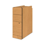 Narrow Box-box-file Pedestal For 10500-10700 Series Shells, 9.5w X 22.75d X 28h, Harvest