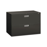 600 Series Two-drawer Lateral File, 42w X 18d X 28h, Charcoal